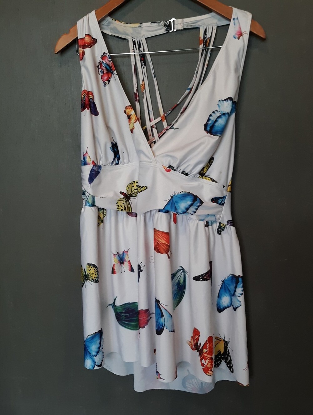 Esprlia tankini 3x swim suit Top Butterfly Print